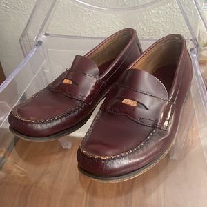 Men's 8.5M Loafers - Vintage Bass Burgundy Weejuns